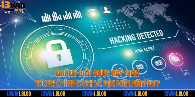 Những điều được quy định trong chính sách về bảo mật hôm nay